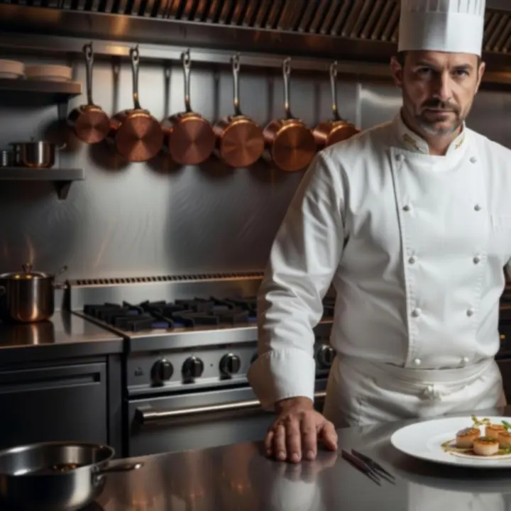 Portrét šéfkuchaře restaurace Bohe Max v kuchyni